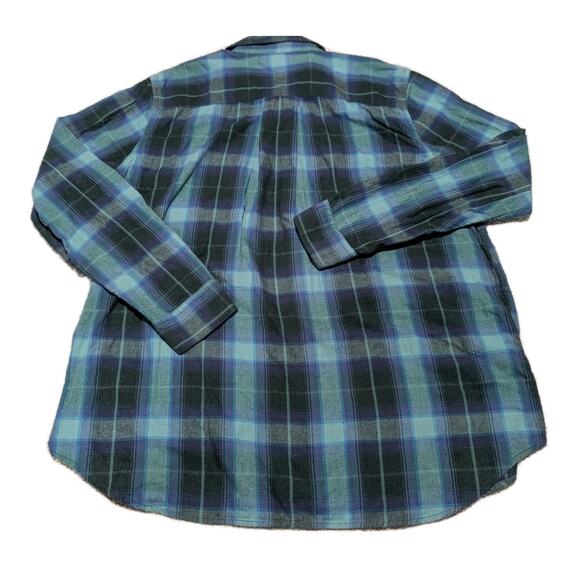 Eddie Bauer Men's Collared Button-Up Long Sleeve Plaid Flannel Shirt Size L - Picture 2 of 5